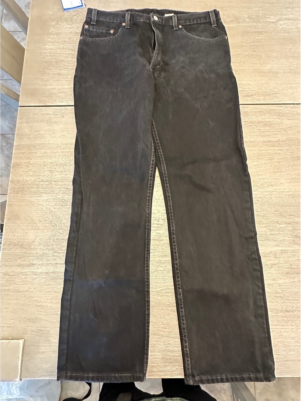 Vintage 90s Levi's 505 Regular Fit Straight Leg Jeans W38